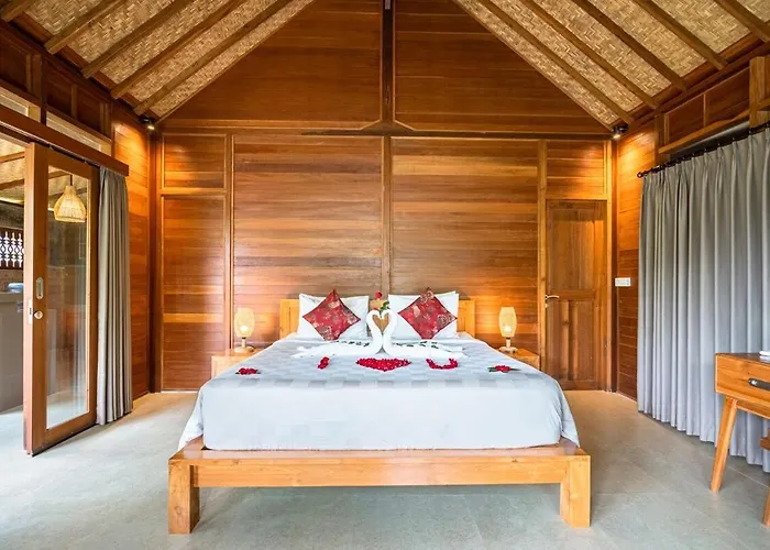 Warm Wooden Tropical With Pool